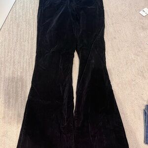 NYDJ Black Tummy Tuck Corduroy Pants